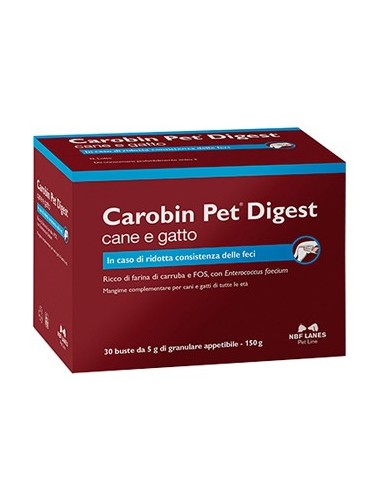 Carobin Pet Digest Granulare 30 Buste Da 5 G