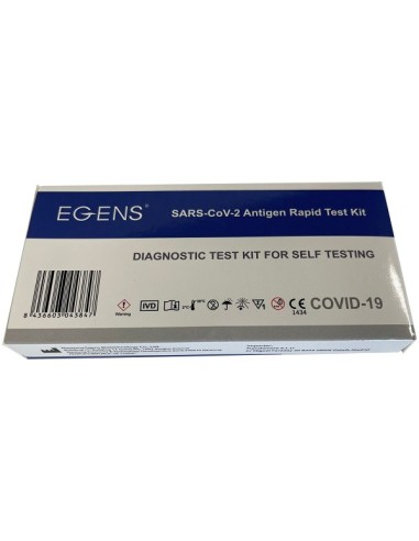 Test Antigenico Rapido Covid-19 Egens Autodiagnostico Determinazione Qualitativa Antigeni Sars-cov-2 In Tamponi Nasali Mediante