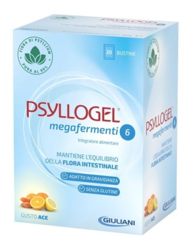 Psyllogel Megafermenti 6 Gusto Ace 20 Bustine