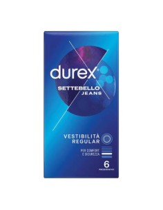 Profilattico Durex Jeans Settebello 6 Pezzi