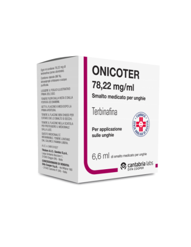 Onicoter*smalto Unghie 1 Flacone 6,6 Ml 78,22 Mg/ml