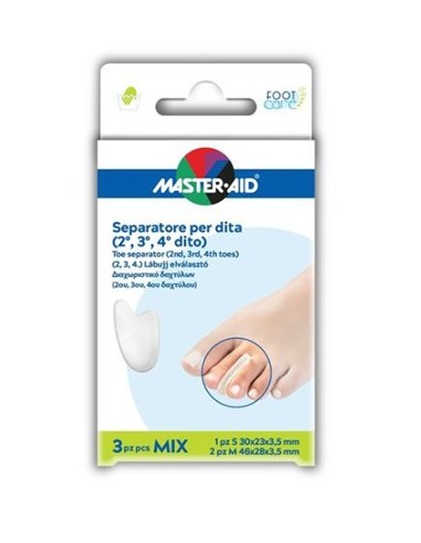 Separatore Dita In Gel Master-aid Footcare Mix 1 Small + 2 Medium C9