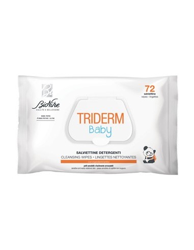 Triderm Baby Salviettine Detergenti 72 Pezzi