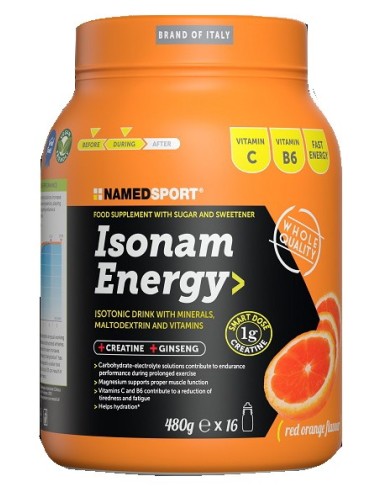 Isonam Energy Orange 480 G 1 G Creatina