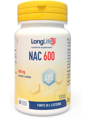 Longlife Nac 600mg 60 Capsule