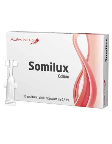 Somilux Collirio 10 Applicatori Sterili Monodose Da 0,5 Ml