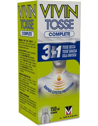 Vivin Tosse Complete Sciroppo Per Tosse 150 Ml