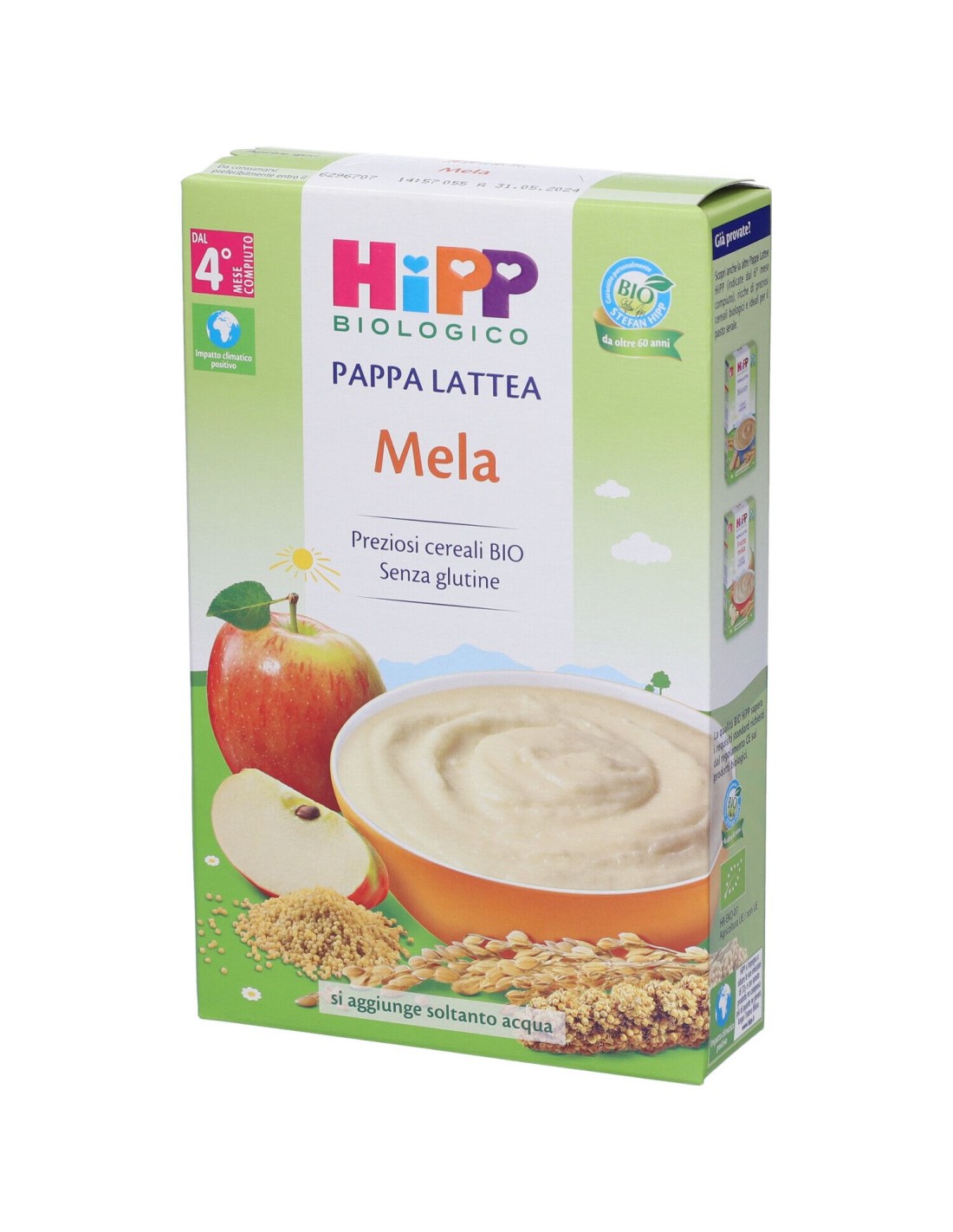 Hipp Bio Pappa Lattea Mela 250 G