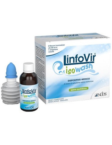 Soluzione Salina Isotonica Linfovir Isowash 8 Flaconi Da 60ml