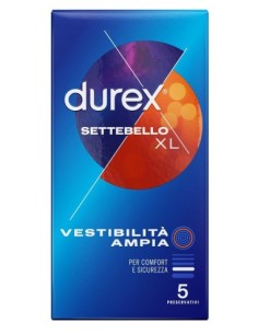 Profilattico Durex Settebello Xl 5 Pezzi