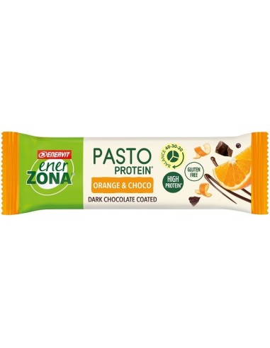 Enerzona Pasto Protein Orange&choco Barretta Ricoperta Concioccolato Fondente 58 G