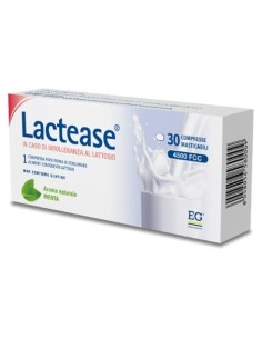 Lactease 4500 Fcc Aroma Menta 30 Compresse Masticabili