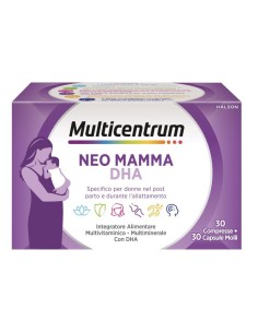 Multicentrum Neo Mamma Dha 30 Compresse + 30 Capsule Molli