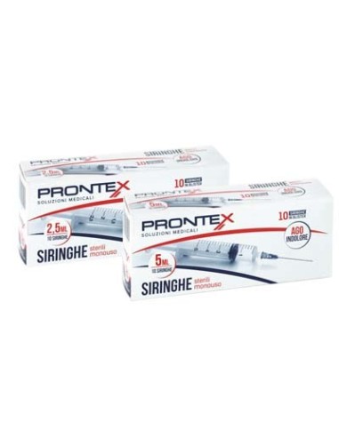 Siringa Prontex 2,5 Ml Ago Ind 10 Pezzi