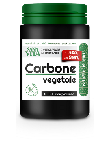 Sanavita Carbone Vegetale 60 Compresse