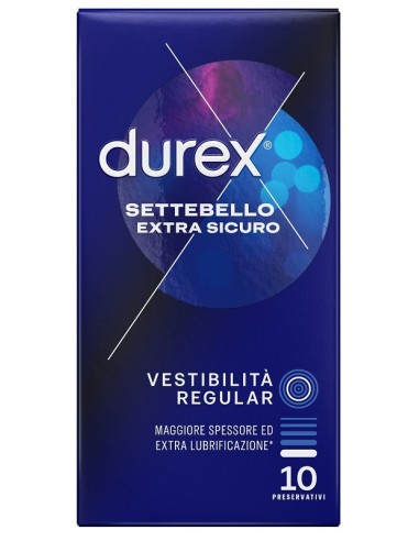 Profilattico Durex Settebello Extra Sicuro 10 Pezzi