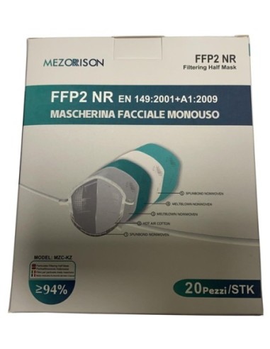 Mezorrison Ffp2 Nr Mascherina Facciale Monouso 20 Pezzi