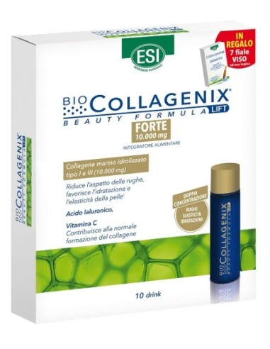 Esi Biocollagenix Forte 10 Drink + 7 Ampolle Biocollagenix Omaggio