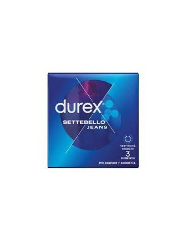 Profilattico Durex Settebello Jeans 3 Pezzi