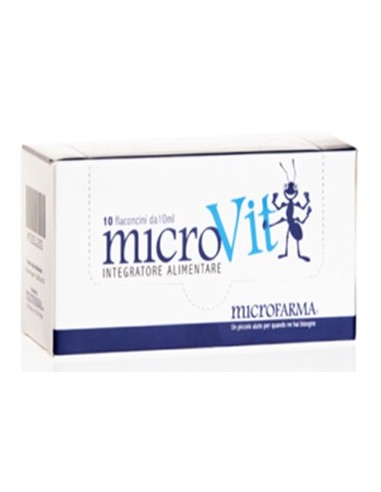 Microvit 10 Flaconcini Da 10 Ml