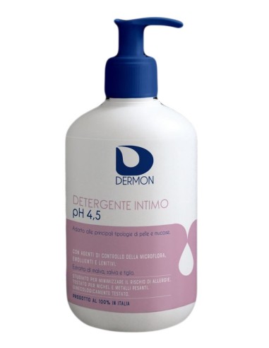 Dermon Detergente Intimo Uso Frequente Ph 4,5 500 Ml