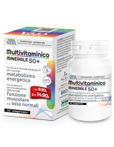 Sanavita Multivitaminico Minerale 50+ 30 Compresse