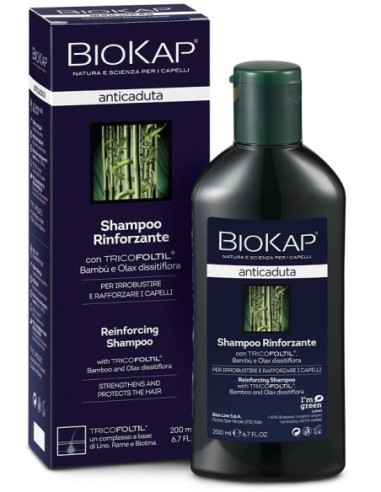 Biokap Shampoo Rinforzante Anticaduta Con Tricofoltil Nuovaformula 200 Ml