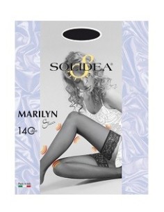 Marilyn 140 Sheer Calza Autoreggente Sabbia 3