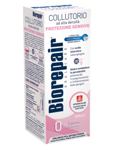 Biorepair Oral Care Con Antibatterico Collutorio Ad Alta Densita' Protezione Gengive 500 Ml