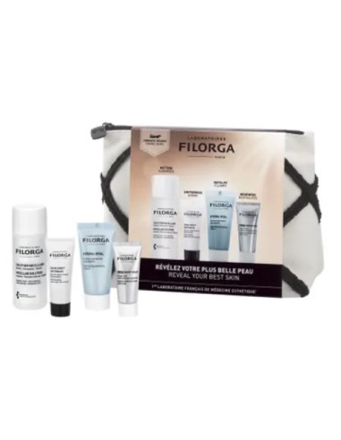 Filorga Discovery Kit Summer 2024 1 Micellar Solution 50 Ml+ 1 Skin Unify Intensive 7 Ml + 1 Hydra Hyal Cream 15 Ml + 1ncef Nigh