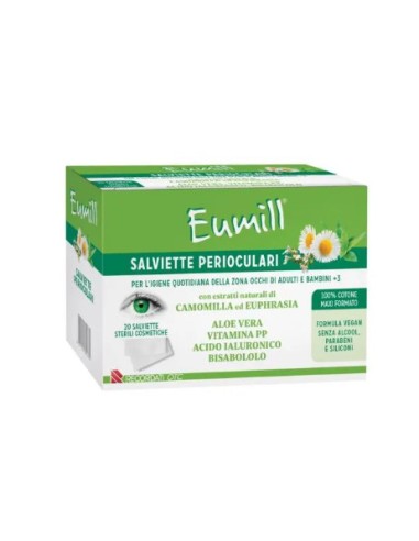 Eumill Salviette Perioculari 20 Pezzi