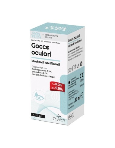 Gocce Oculari Idratanti Lubrificanti Sanavita 10 Ml