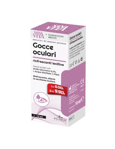 Gocce Oculari Lenitive Rinfrescanti Sanavita 10 Ml