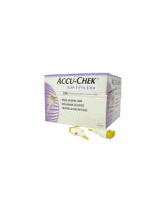 Lancette Pungidito Accu-chek Safe T Pro Uno 200 Pezzi