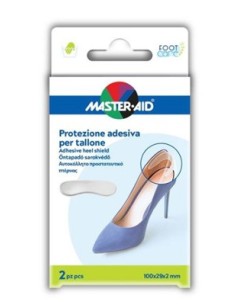 Protezione Adesiva Master-aid Footcare Trasparente Tallone 2pezzi A4