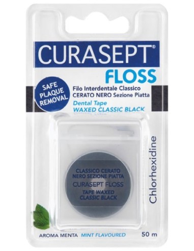 Curasept Floss Cerato Nero Clorexidina