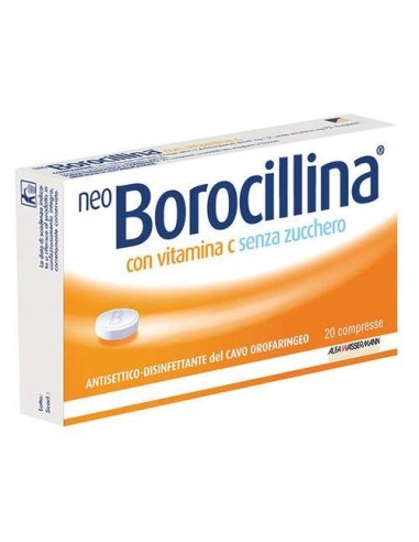 Neoborocillina C*20 Pastiglie 1,2 Mg + 70 Mg Senza Zucchero