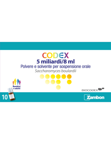 Codex*orale Sosp 10 Flaconcini 5 Mld 8 Ml