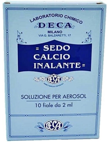 Sedo Calcio Inalante Soluzione Aerosol 10 Fiale 2 Ml