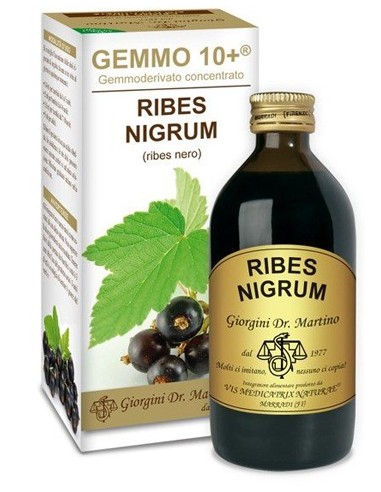 Gemmo 10+ Ribes Nero 200 Ml Liquido Analcolico