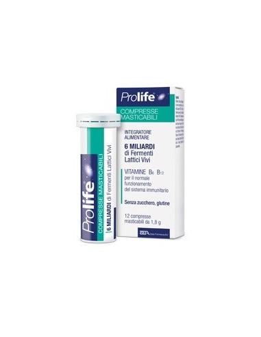 Prolife Compresse Masticabili Integratore Alimentare In Tubetto Con Astuccio