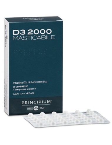 Principium D3 2000 Masticabile 60 Compresse