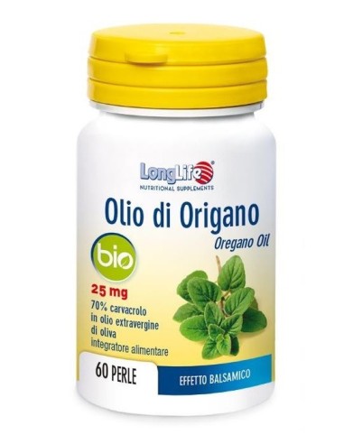 Longlife Olio Origano Bio 60 Perle