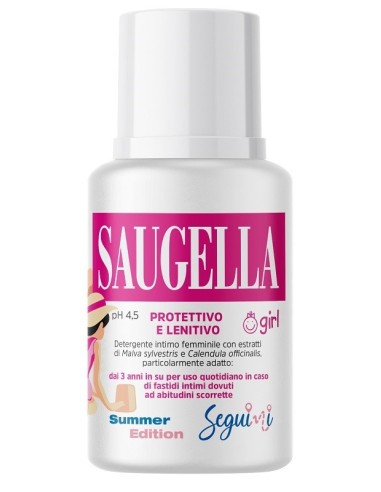 Saugella Girl Protettivo E Lenitivo Detergente Intimo 100 Ml
