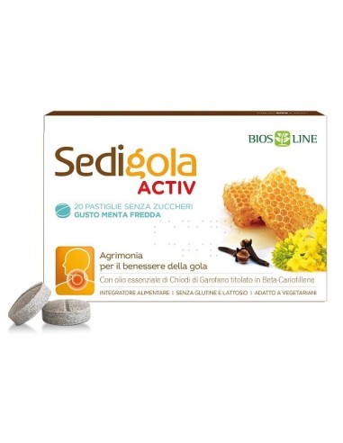 Apix Sedigola Activ Menta Fredda 20 Pastiglie