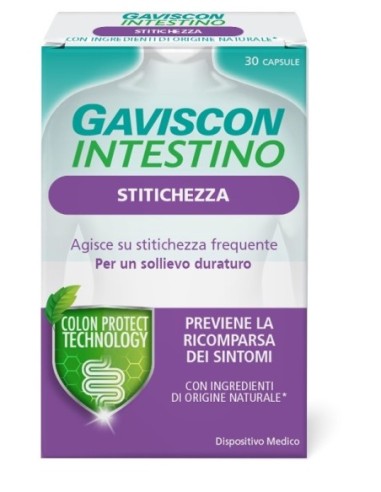 Gaviscon Intestino Stitichezza 30 Capsule