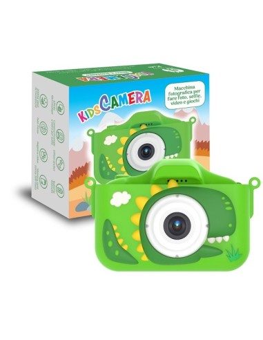 Kids Camera Bricky Il Dinosauro