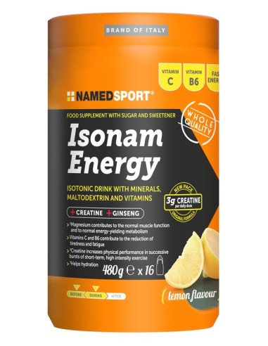Isonam Energy Lemon Flavour 480 G