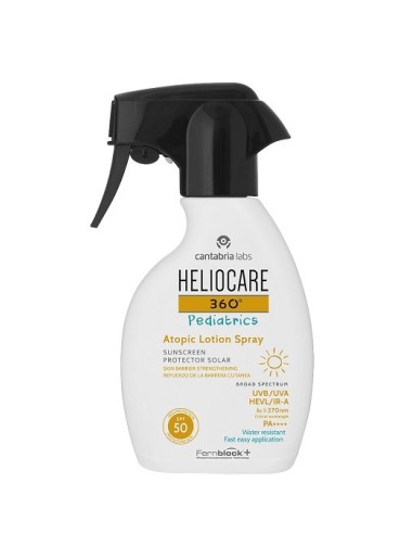 Heliocare 360 Ped Atopic Spf 50 Lotion Spray 250 Ml