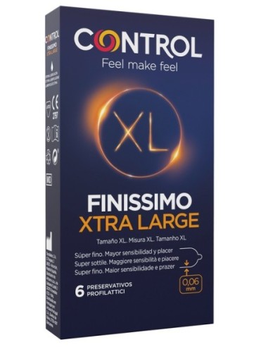 Control Finissimo Xtra Large 6 Pezzi